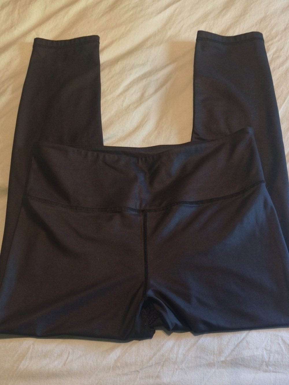 ZYIA Black Leggings with Wide Waistband